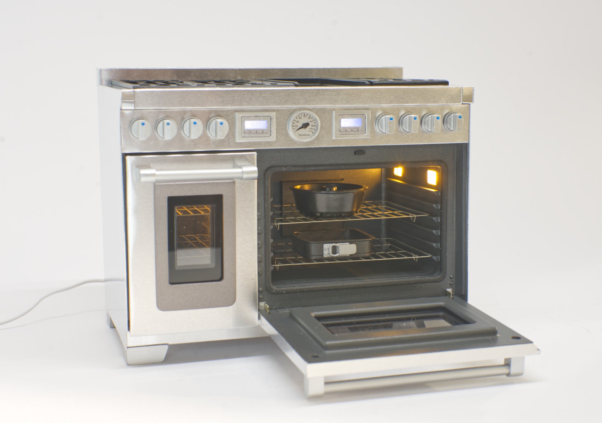 Free-standing Gas Range 48" (1:12 scale)