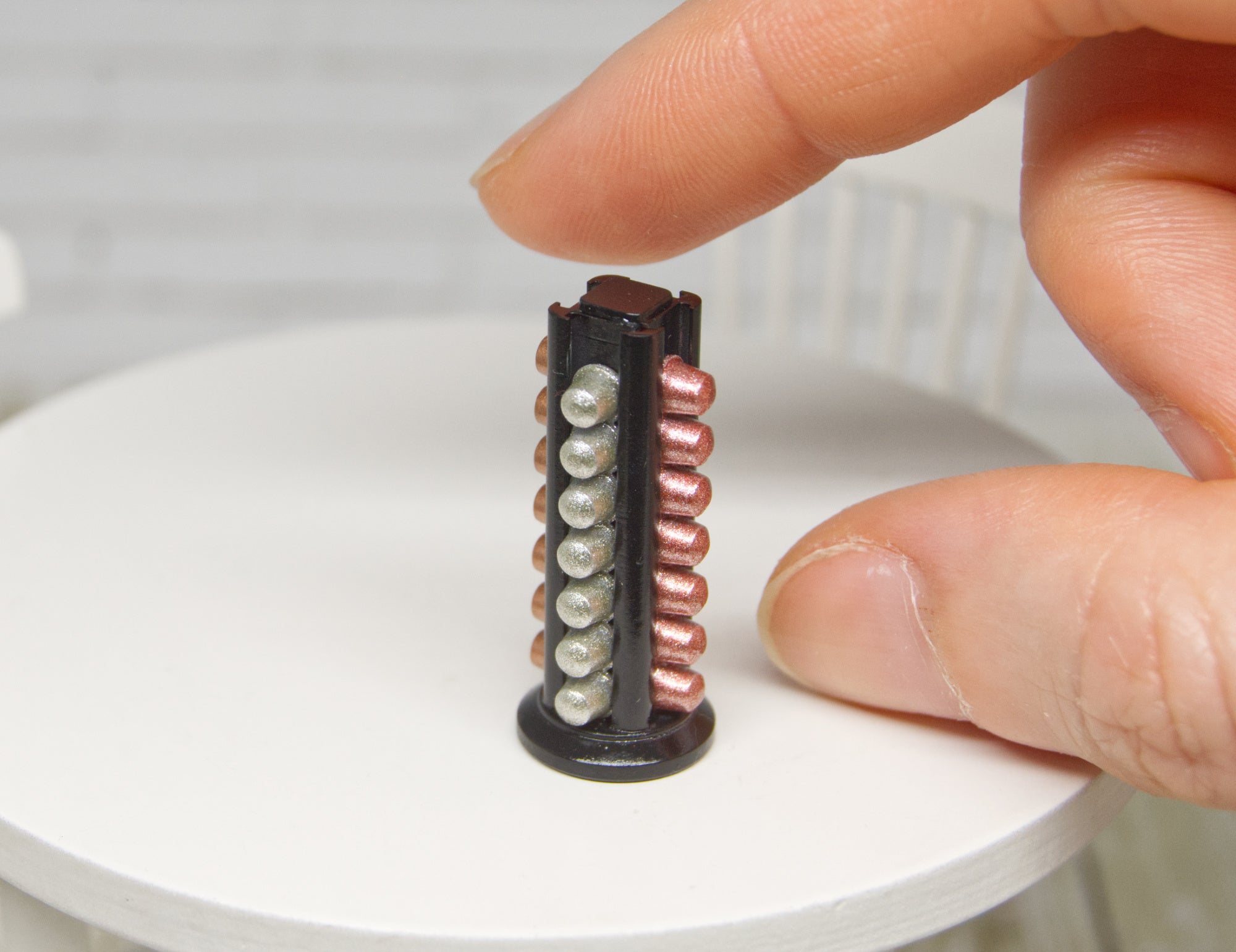 Holder with 28 capsules (1:12 scale)