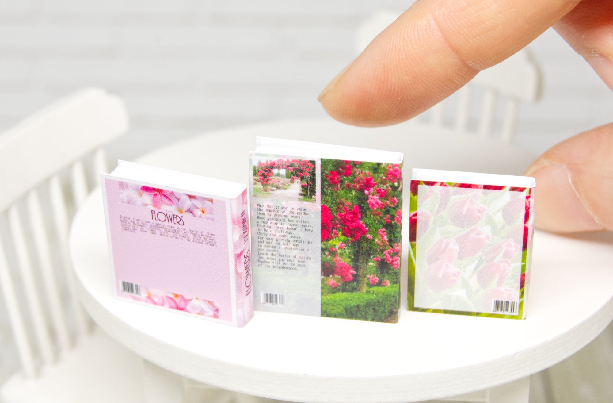 Books Set - 3pcs (1:12 scale) gardening