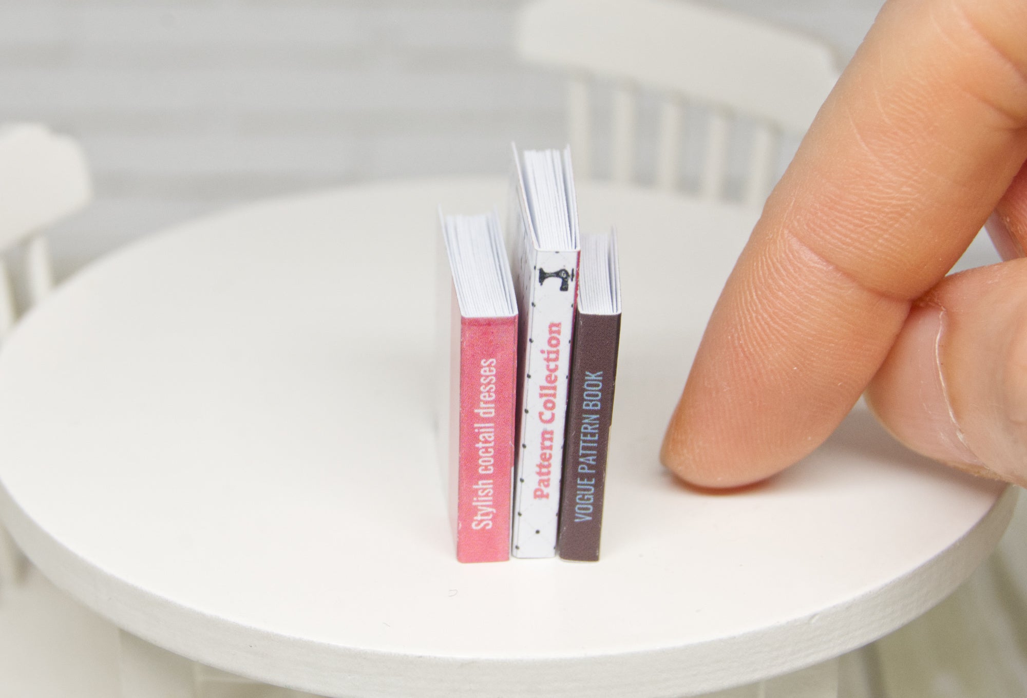 Books Set - 3pcs (1:12 scale) sewing
