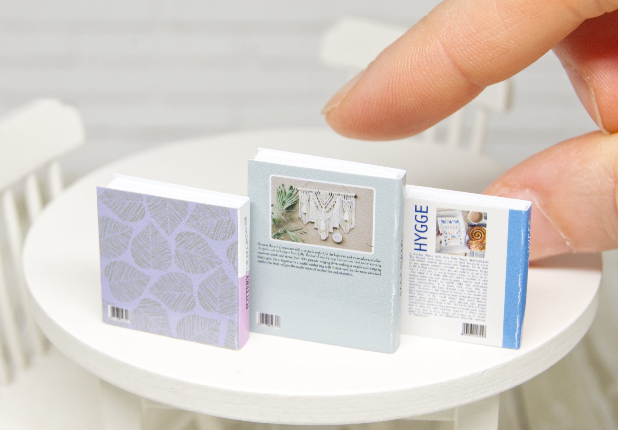 Books Set - 3pcs (1:12 scale) handicraft