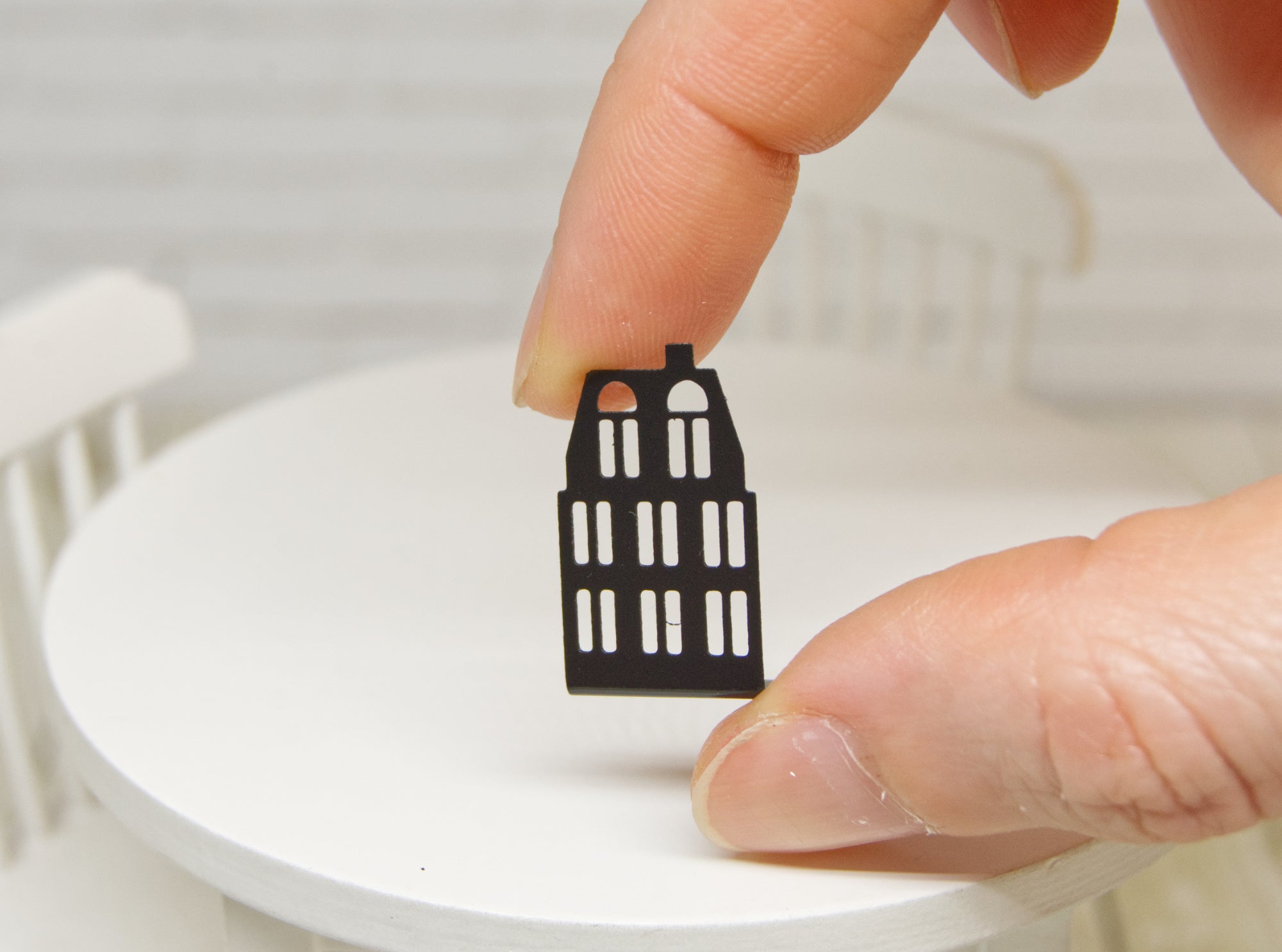 Metal Bookend - House (1:12 scale)
