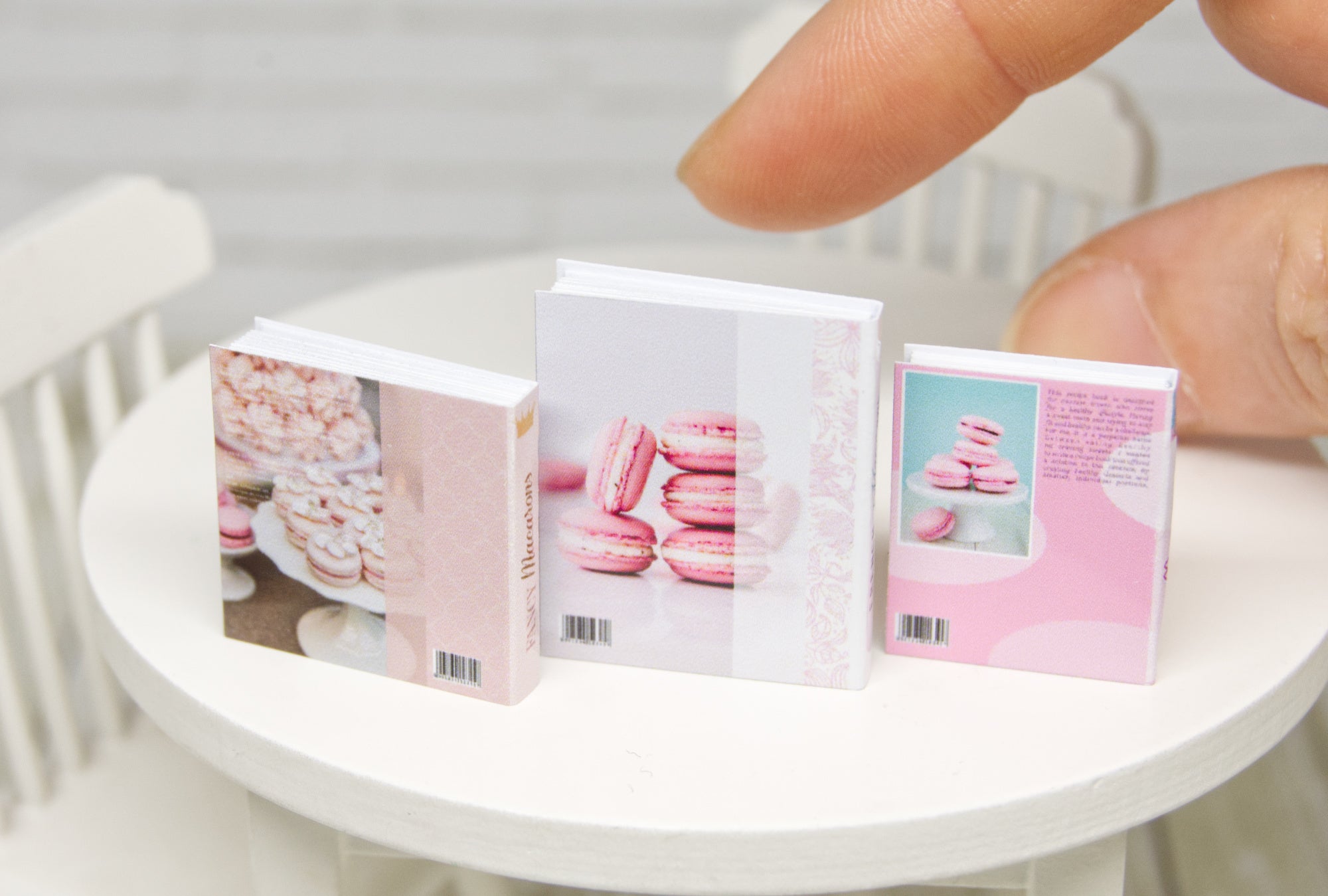 Books Set - 3pcs (1:12 scale) baking