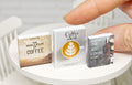 Books Set - 3pcs (1:12 scale) coffee