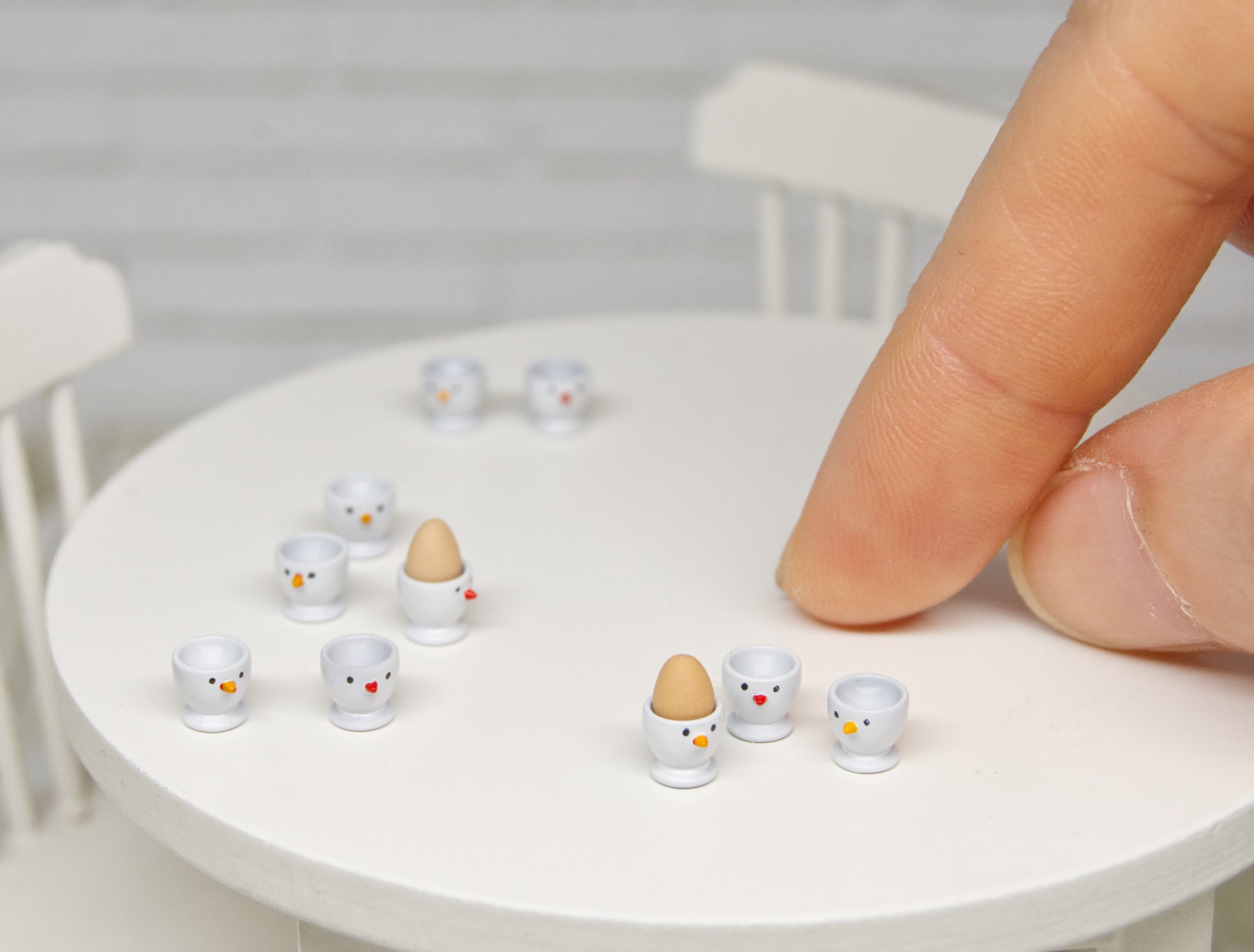 Egg holder Set- 2pcs (1:12 scale)