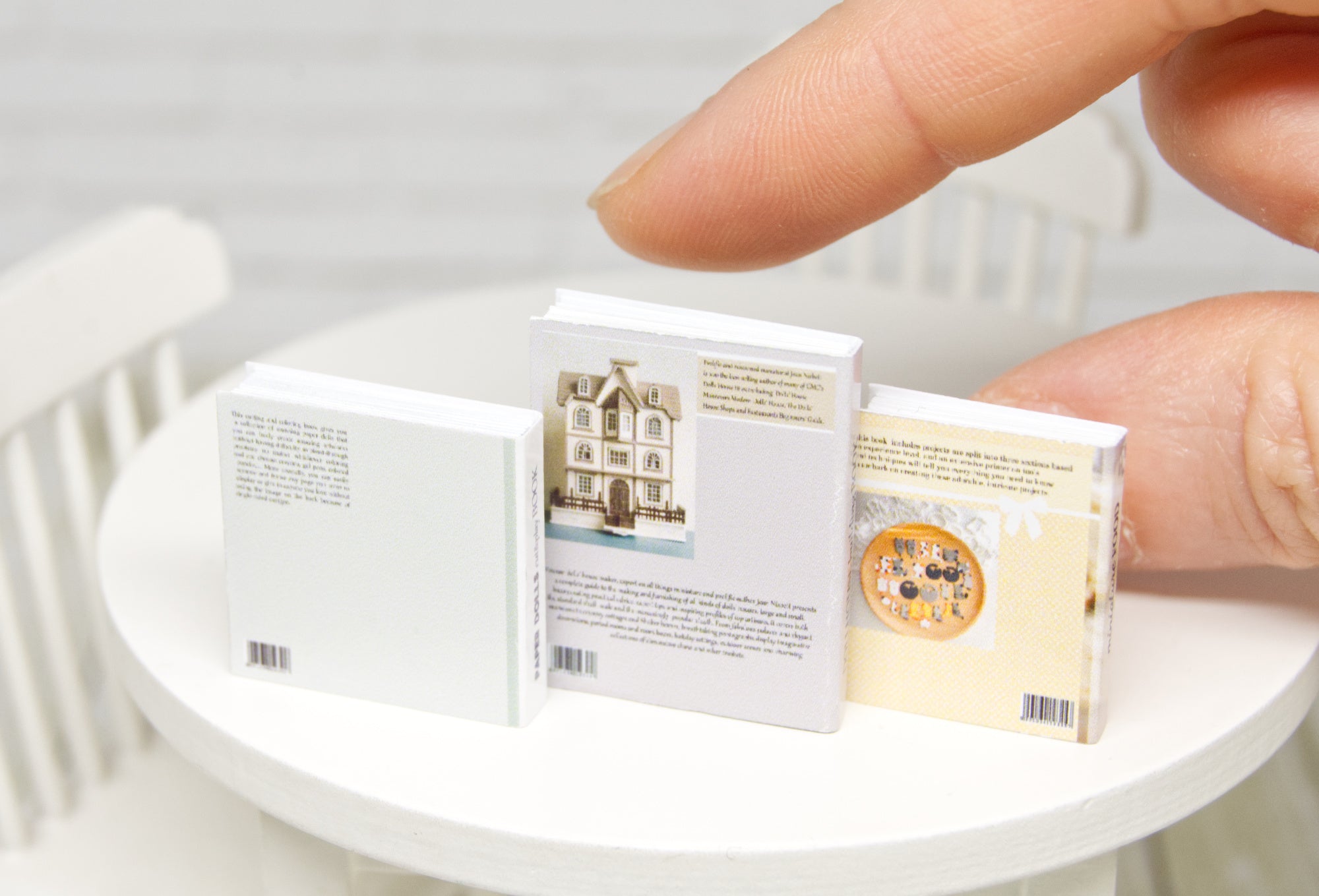 Books Set - 3pcs (1:12 scale) dollhouses
