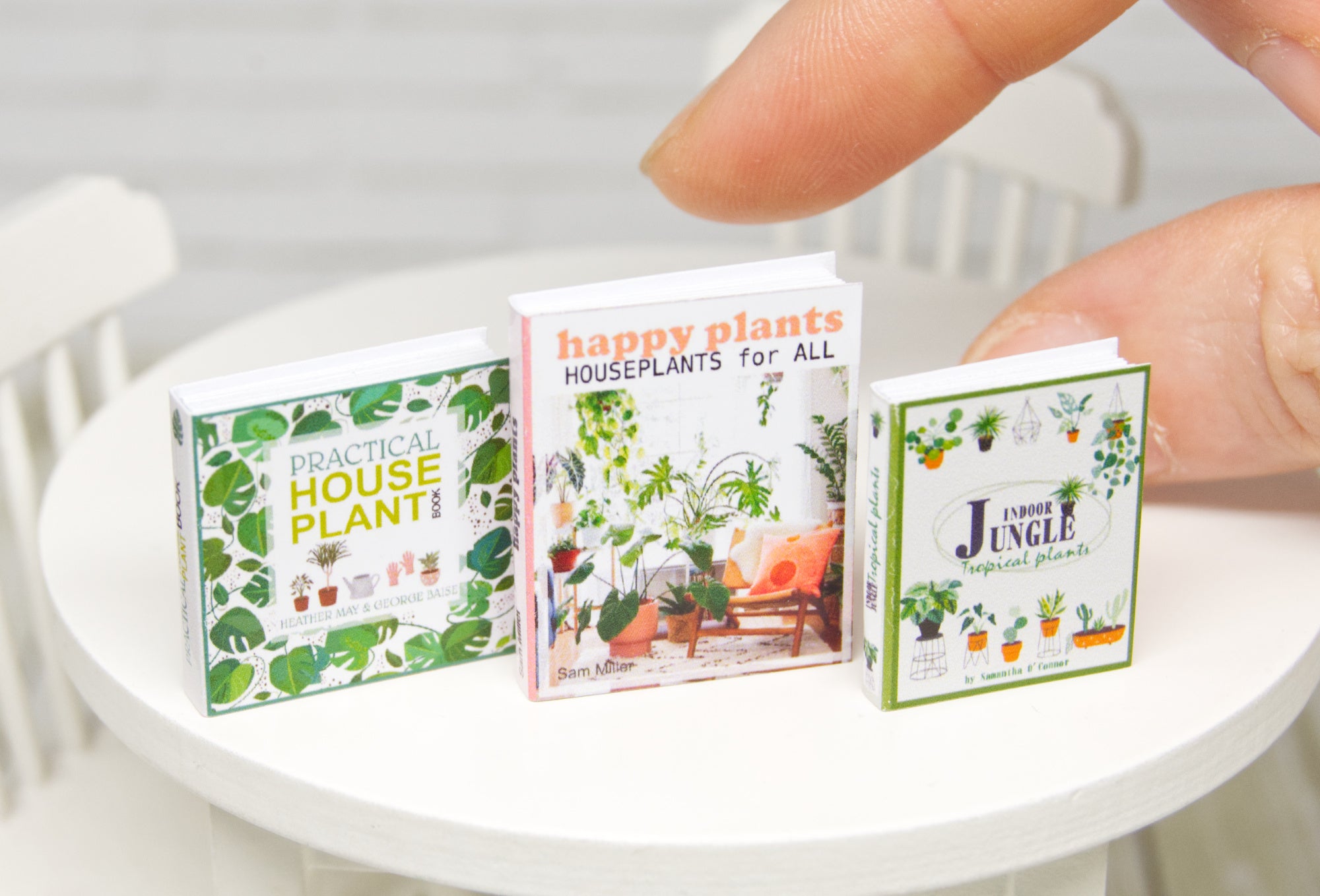 Books Set - 3pcs (1:12 scale) gardening