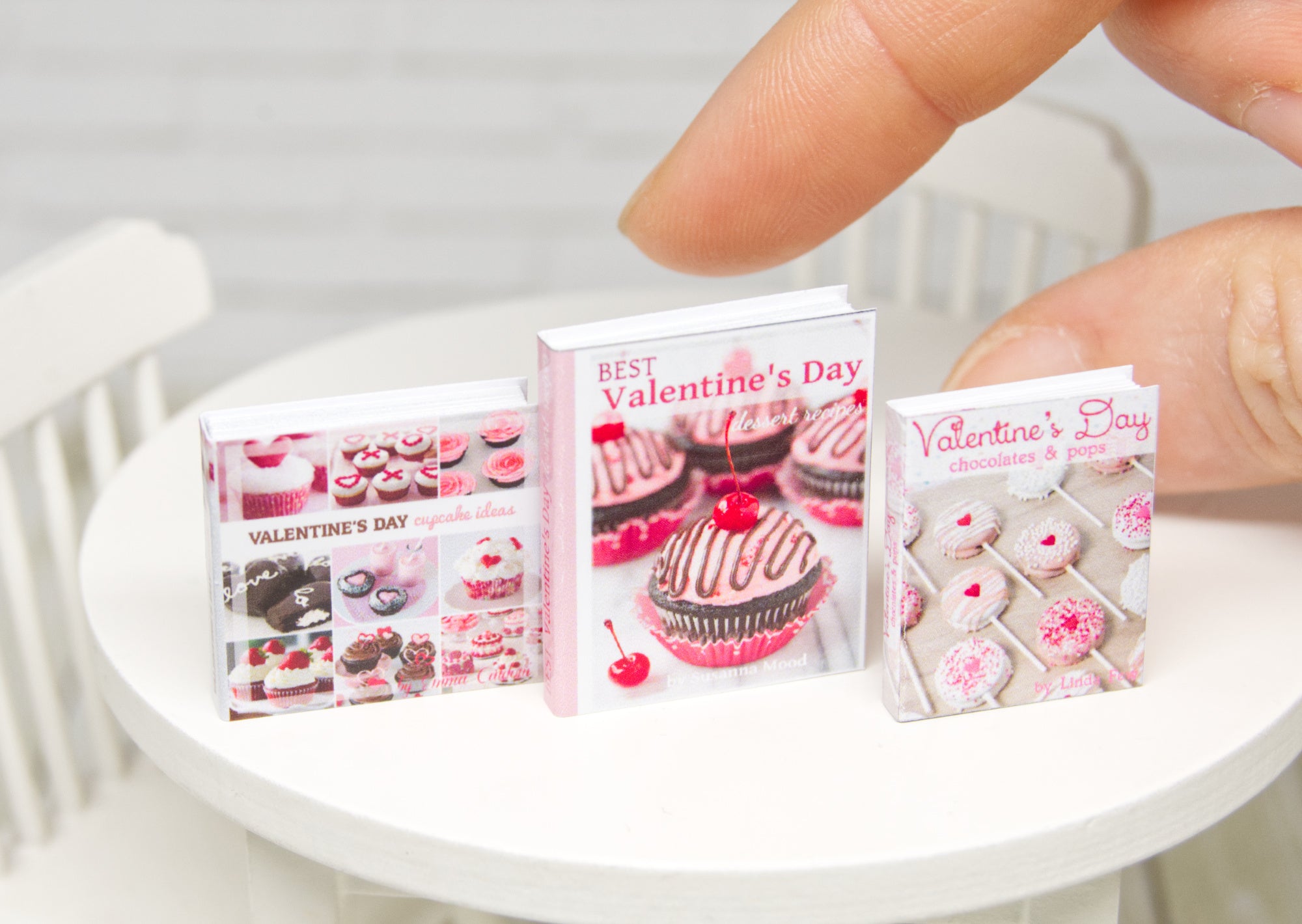 Books Set - 3pcs (1:12 scale) baking