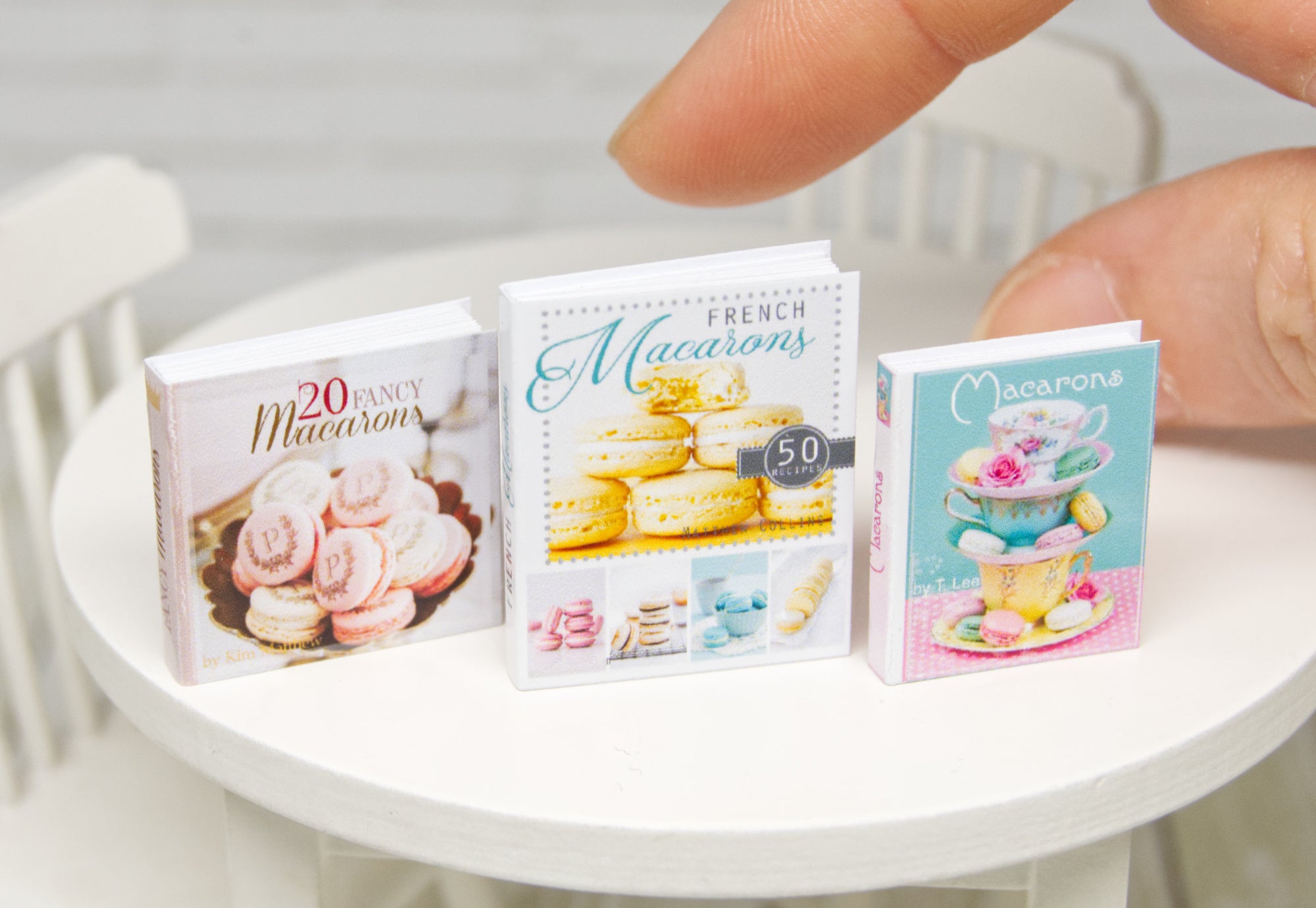 Books Set - 3pcs (1:12 scale) baking