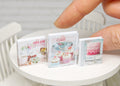 Books Set - 3pcs (1:12 scale) baking