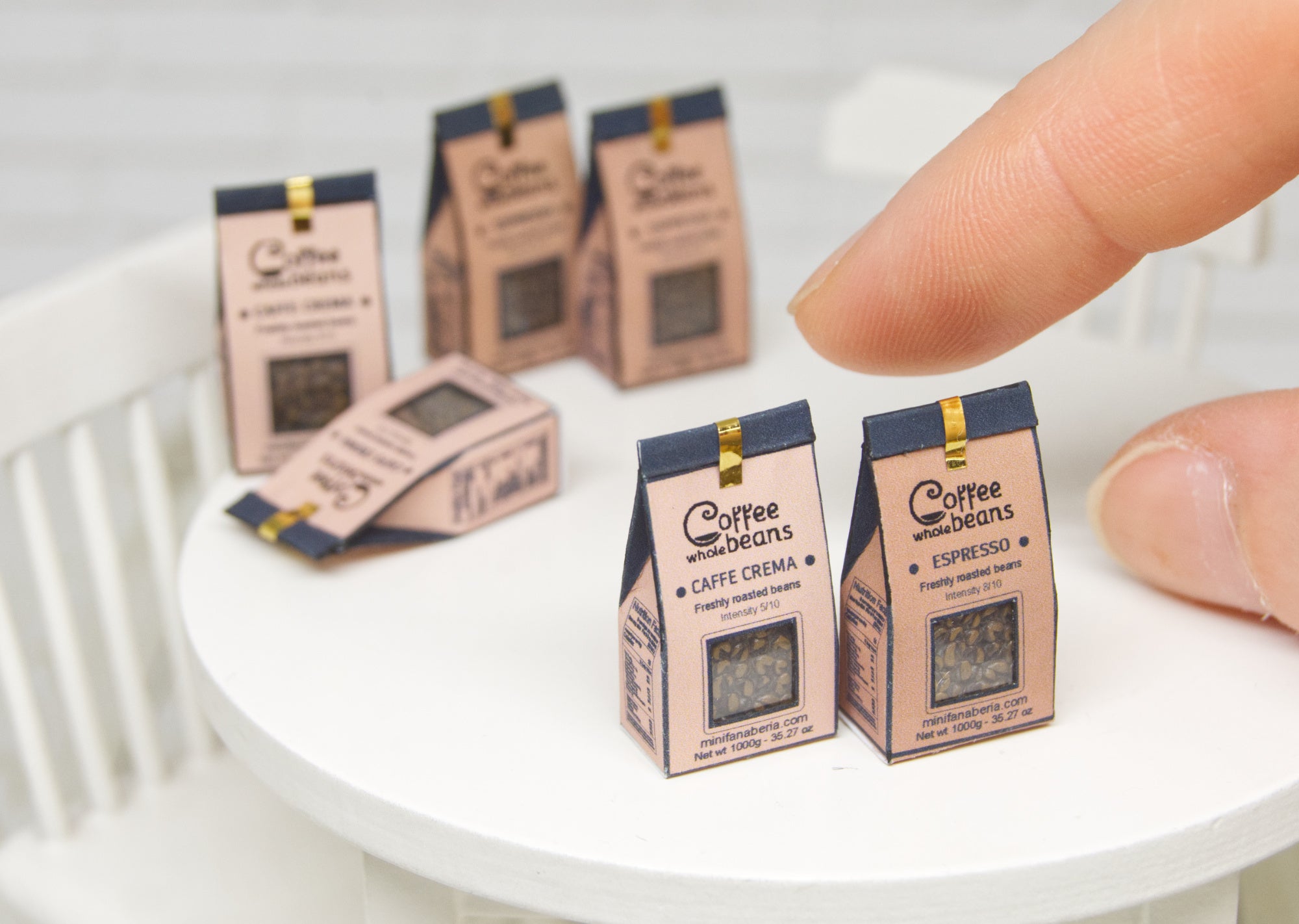 Coffee bag (1:12 scale)