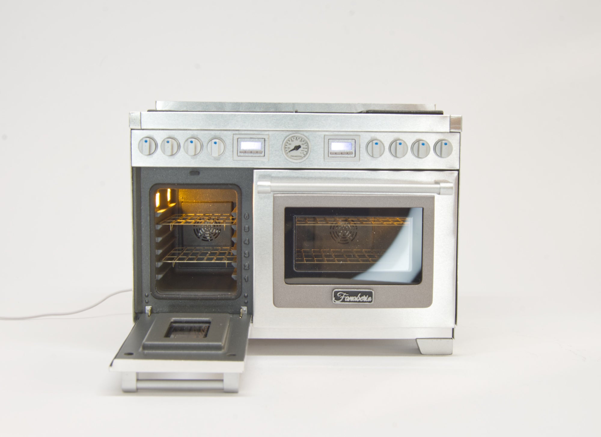 Free-standing Gas Range 48" (1:12 scale)