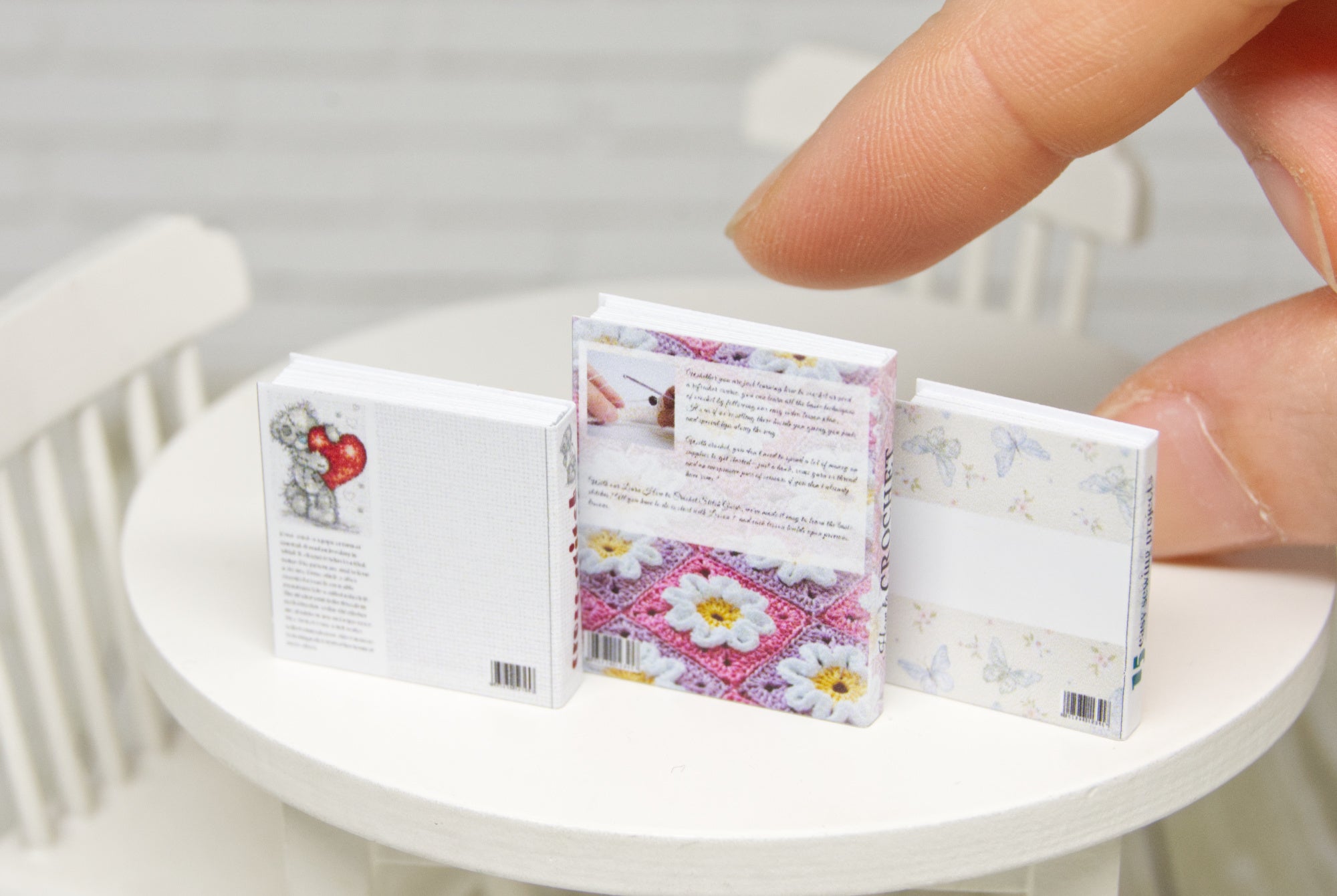 Books Set - 3pcs (1:12 scale) sewing