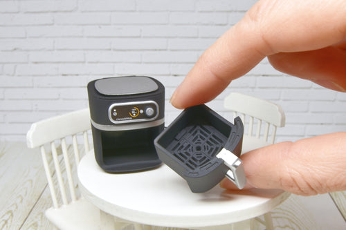 Air Fryer with removable basket (1:12 scale)