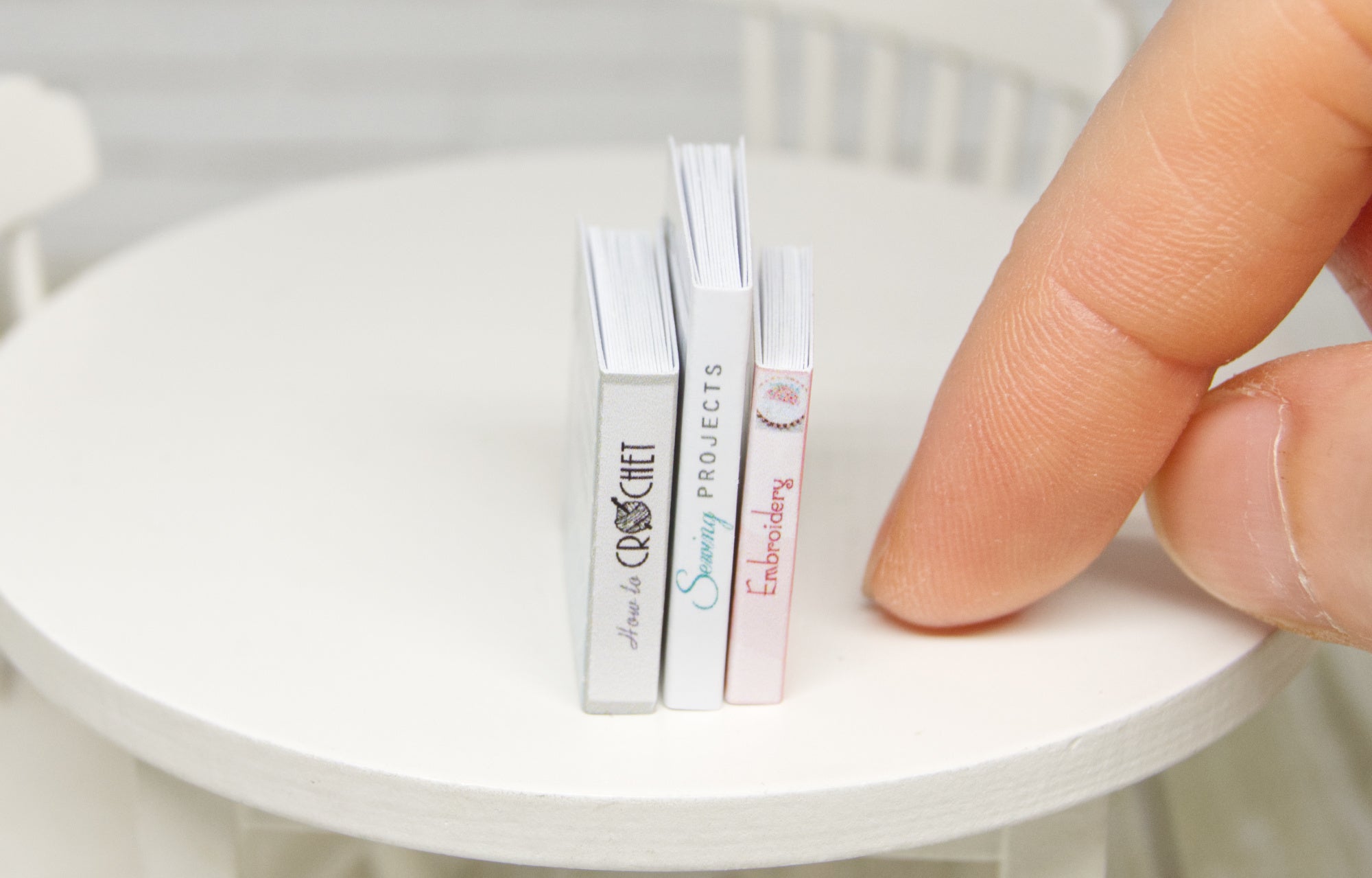 Books Set - 3pcs (1:12 scale) sewing