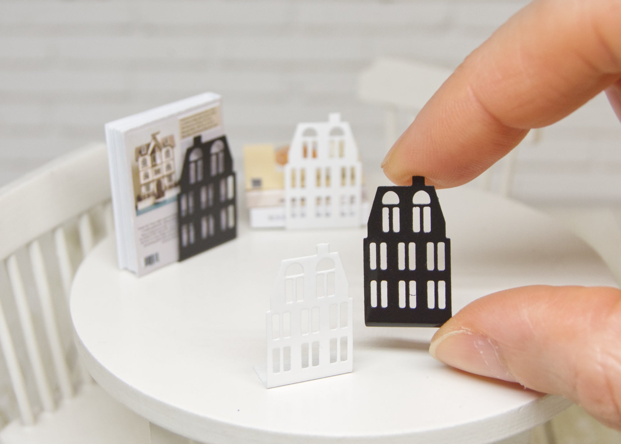 Metal Bookend - House (1:12 scale)