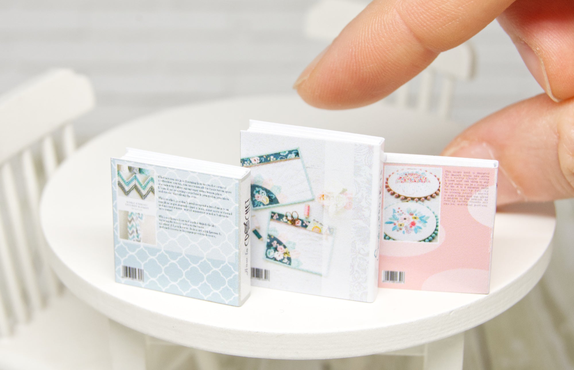 Books Set - 3pcs (1:12 scale) sewing