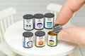 Storage tins - 6pcs (1:12 scale) Halloween