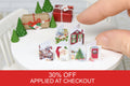 Christmas cards - 6 pcs (1:12 scale)
