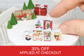 Christmas cards - 6 pcs (1:12 scale)