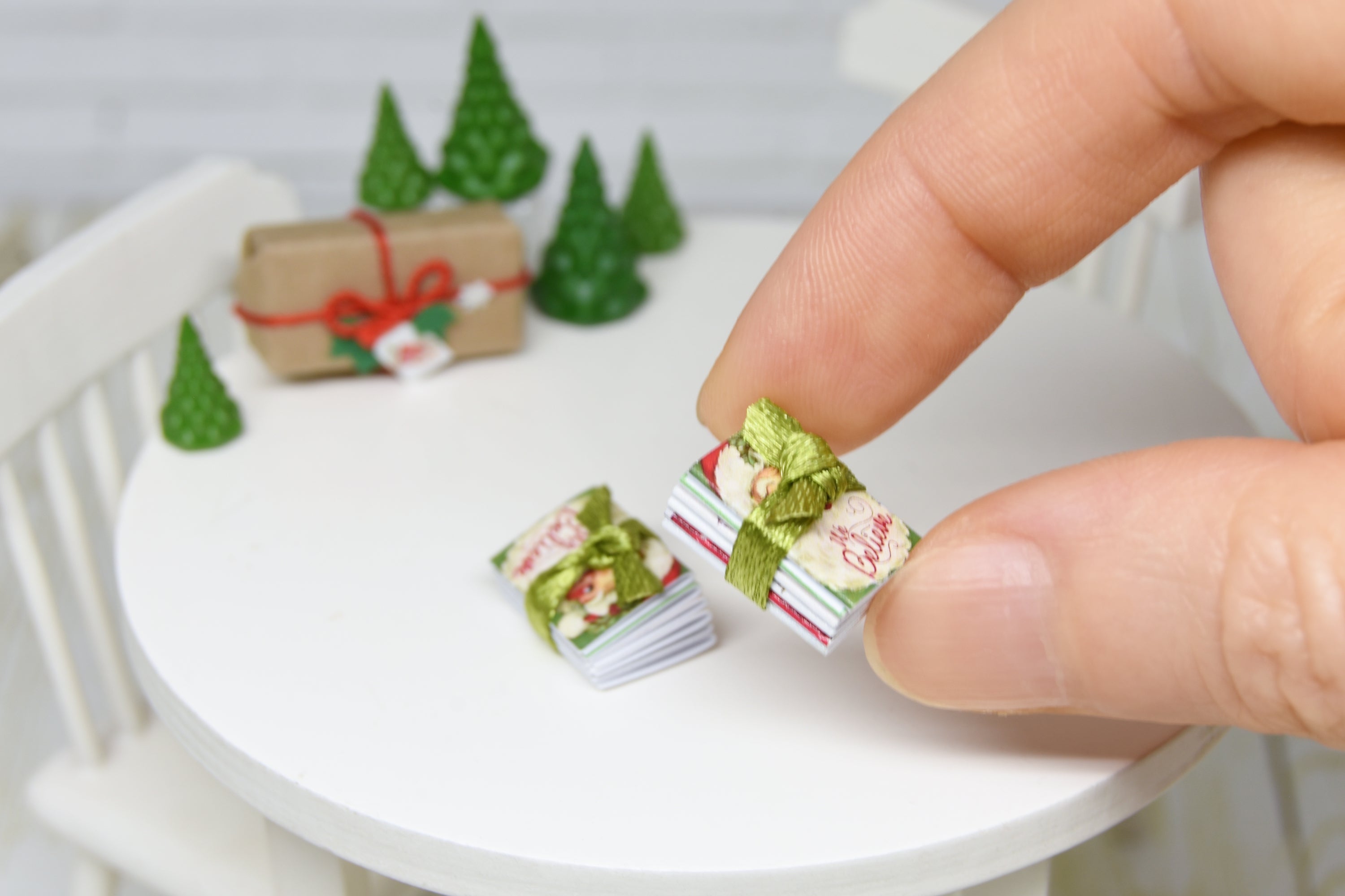 Christmas cards - 6 pcs (1:12 scale)