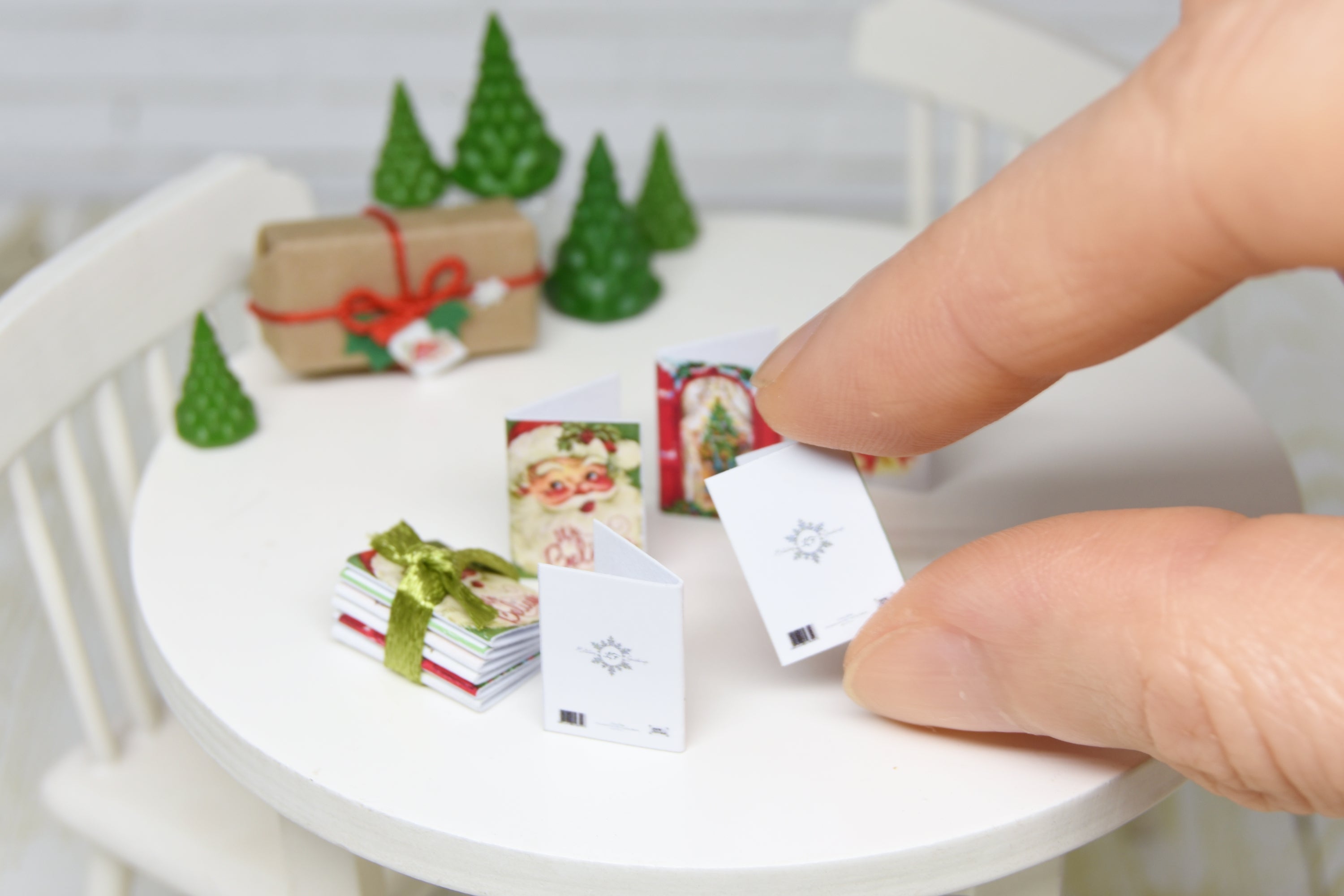 Christmas cards - 6 pcs (1:12 scale)