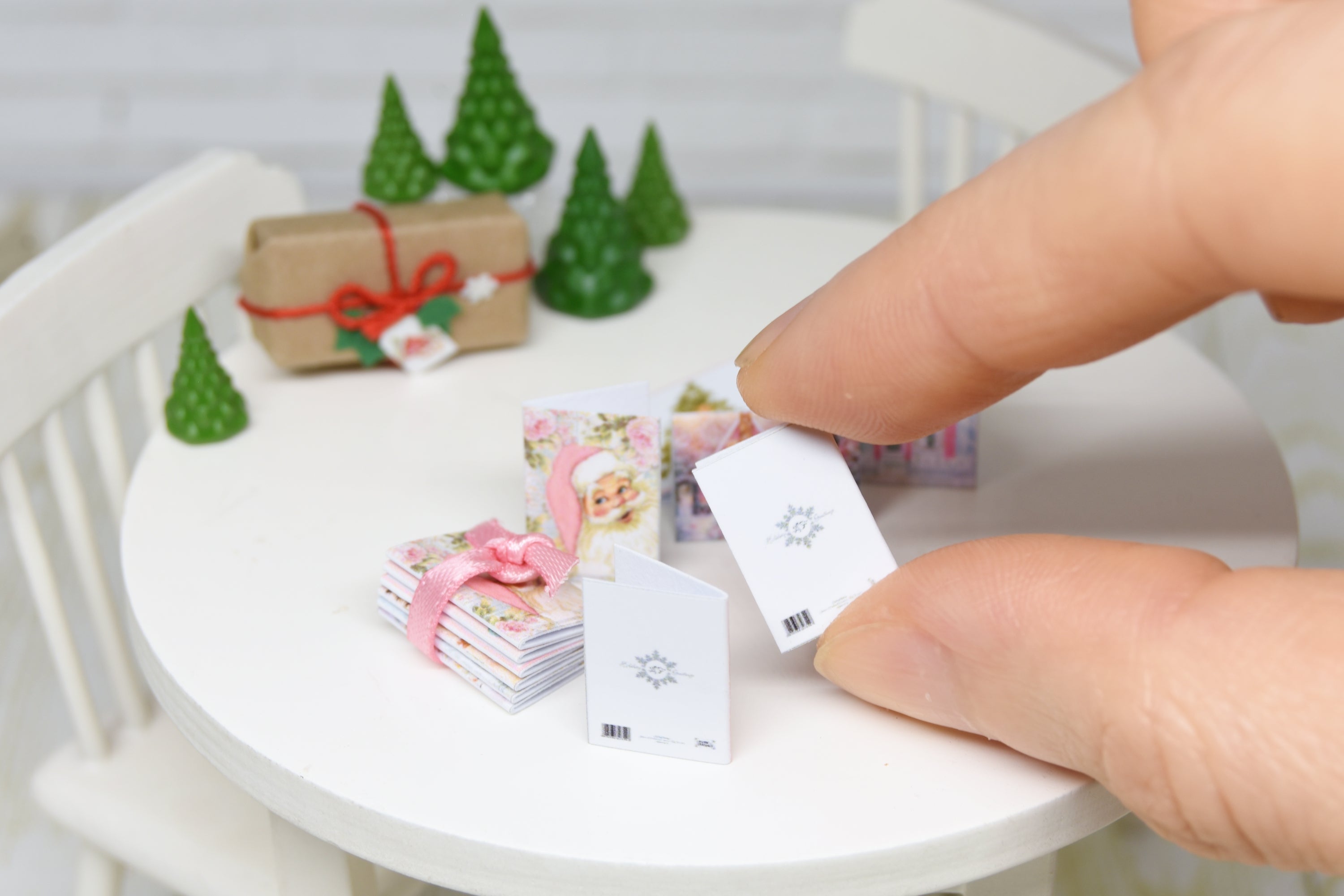 Christmas cards - 6 pcs (1:12 scale)