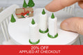 Christmas Towel Holder with little tree (1:12 scale)