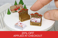 Christmas Recipe Box with 16 cards (1:12 scale)