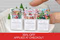Hanging Calendar with 13 tear off pages (1:12 scale) Christmas