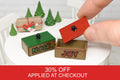 Christmas Boxes with removable lids - 2pcs (1:12 scale)