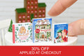 Books Set - 3pcs (1:12 scale) Christmas