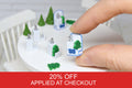 Christmas Kitchen Dispenser with a sponge holder (1:12 scale)