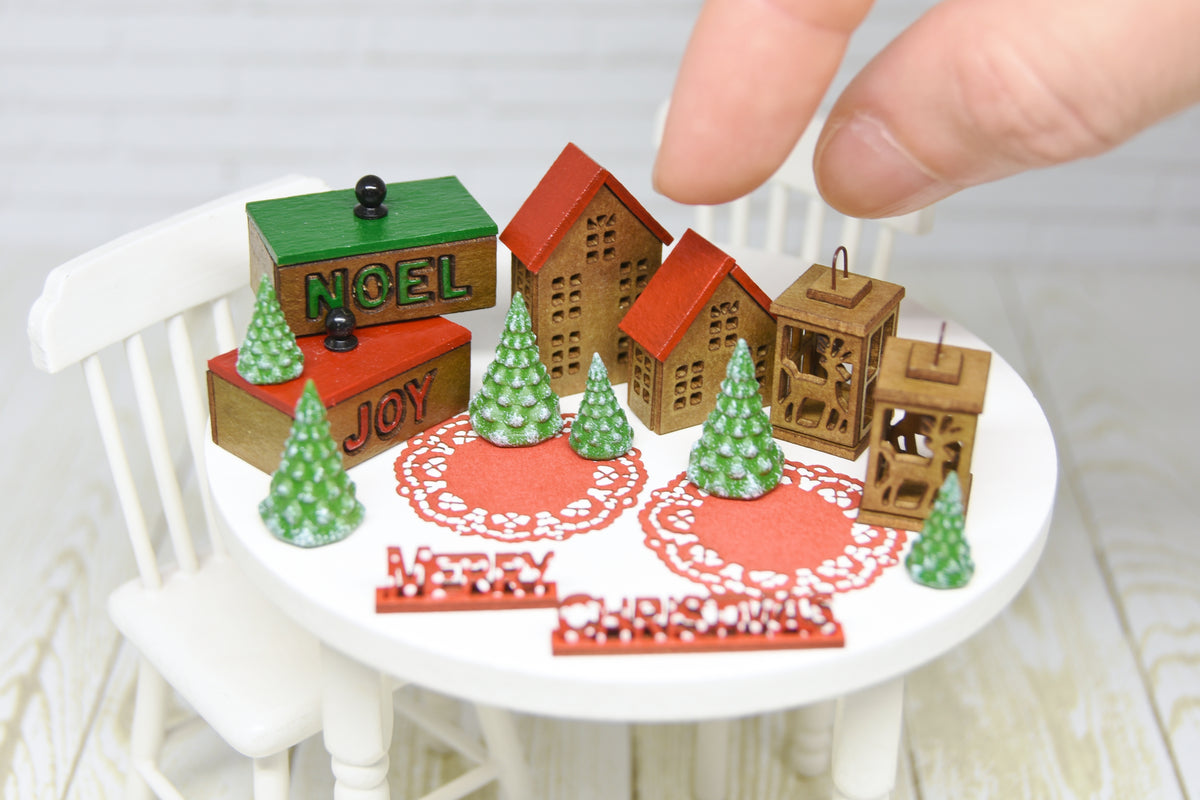 Christmas miniatures SET (1:12 scale) – MiniFanaberia