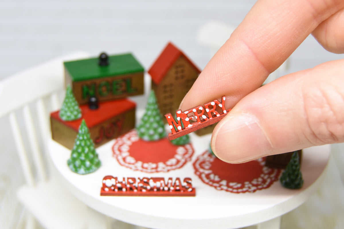 Christmas miniatures SET (1:12 scale) – MiniFanaberia