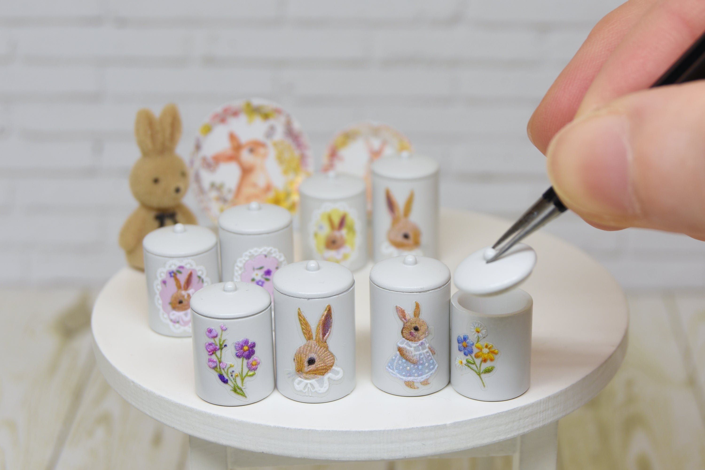 Storage Containers - 2pcs (1:12 scale)