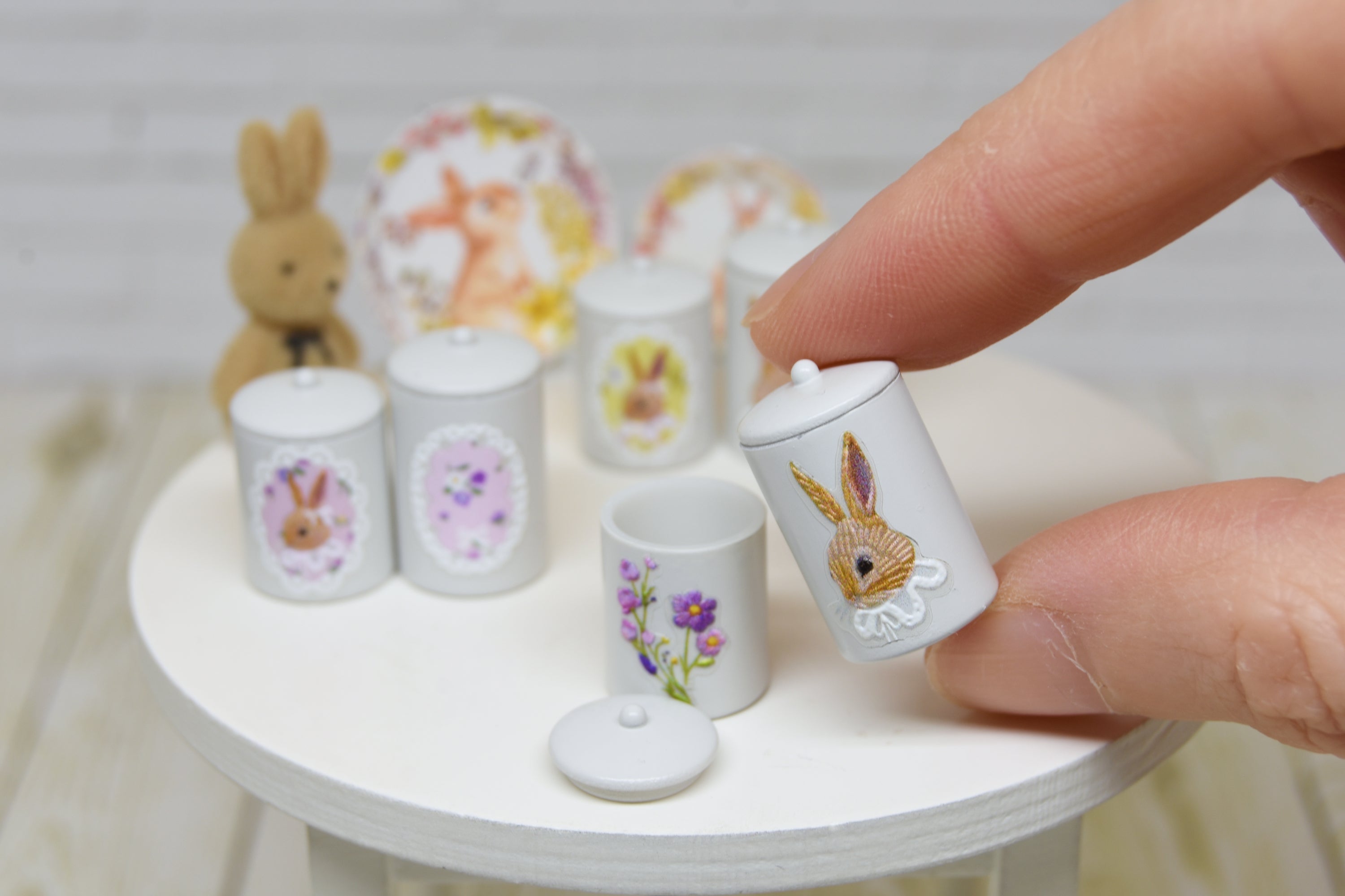 Storage Containers - 2pcs (1:12 scale)