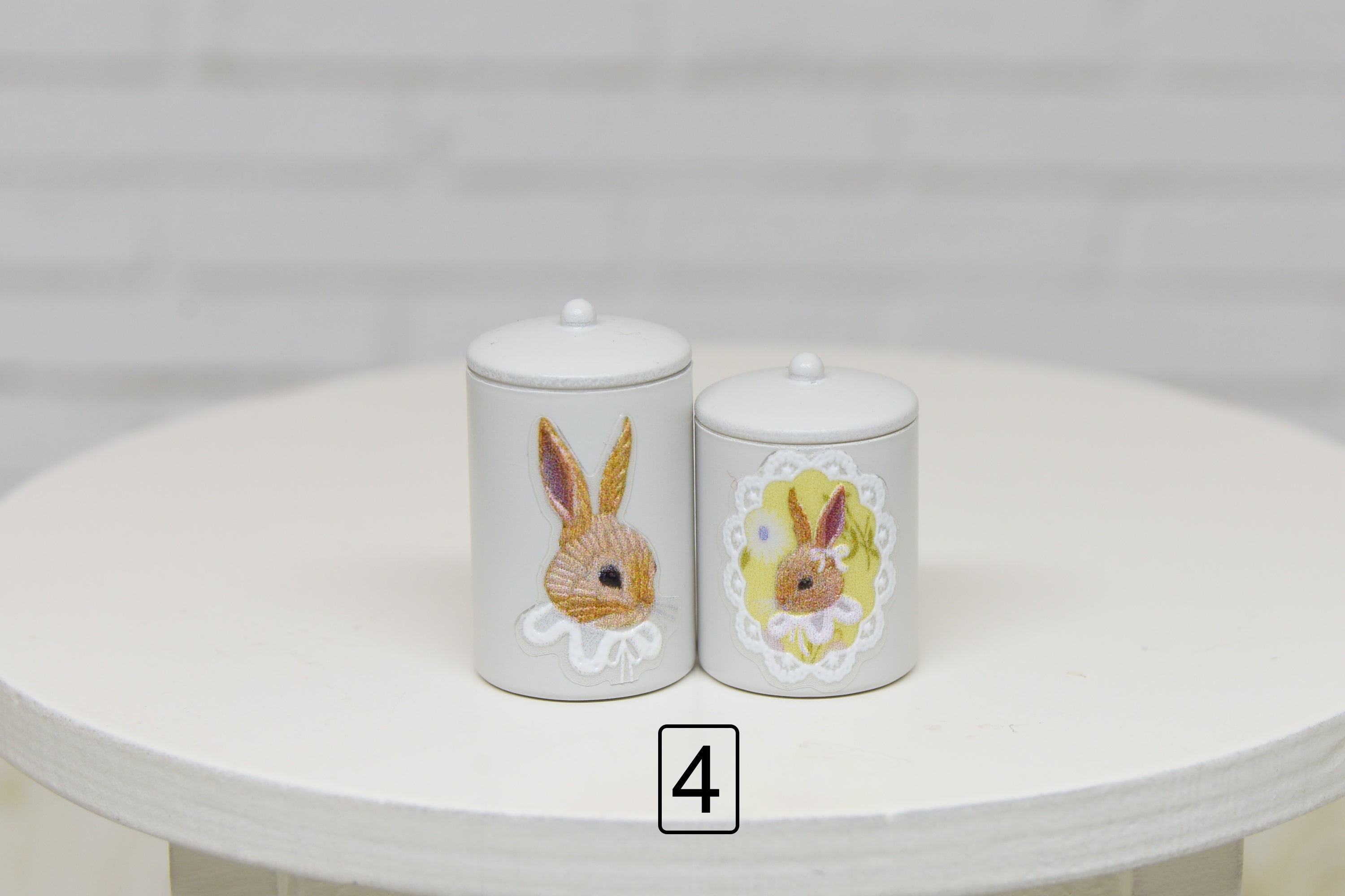 Storage Containers - 2pcs (1:12 scale)