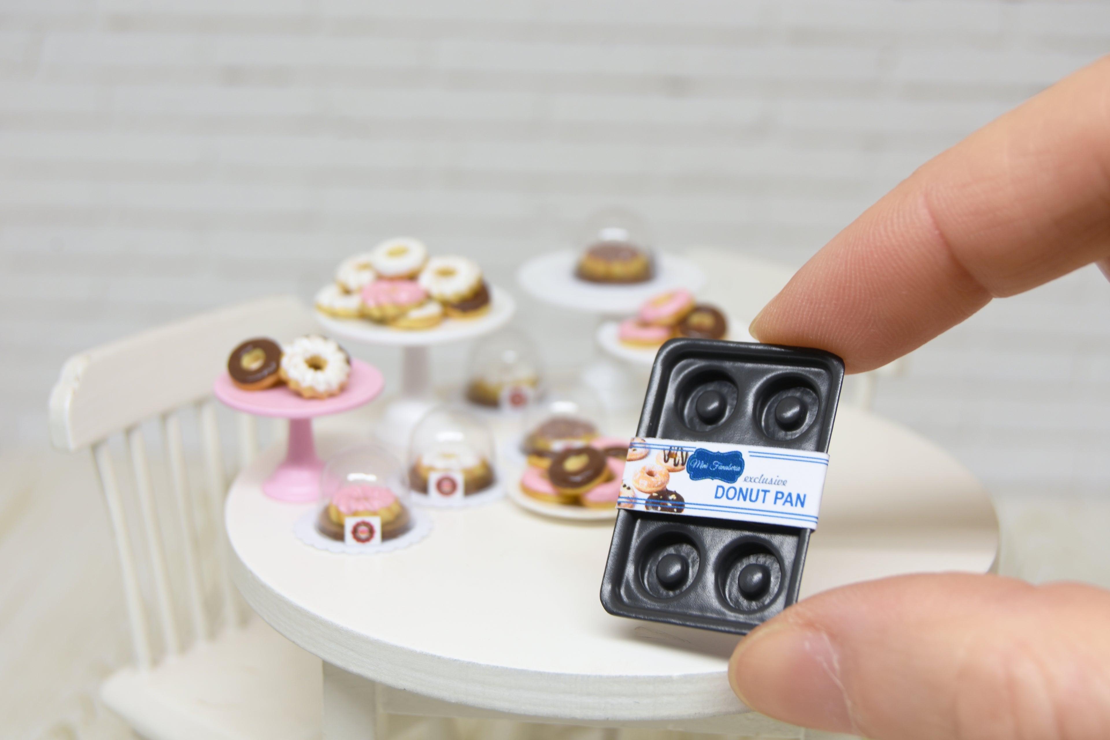 Cookie Pan - donuts (1:12 scale)