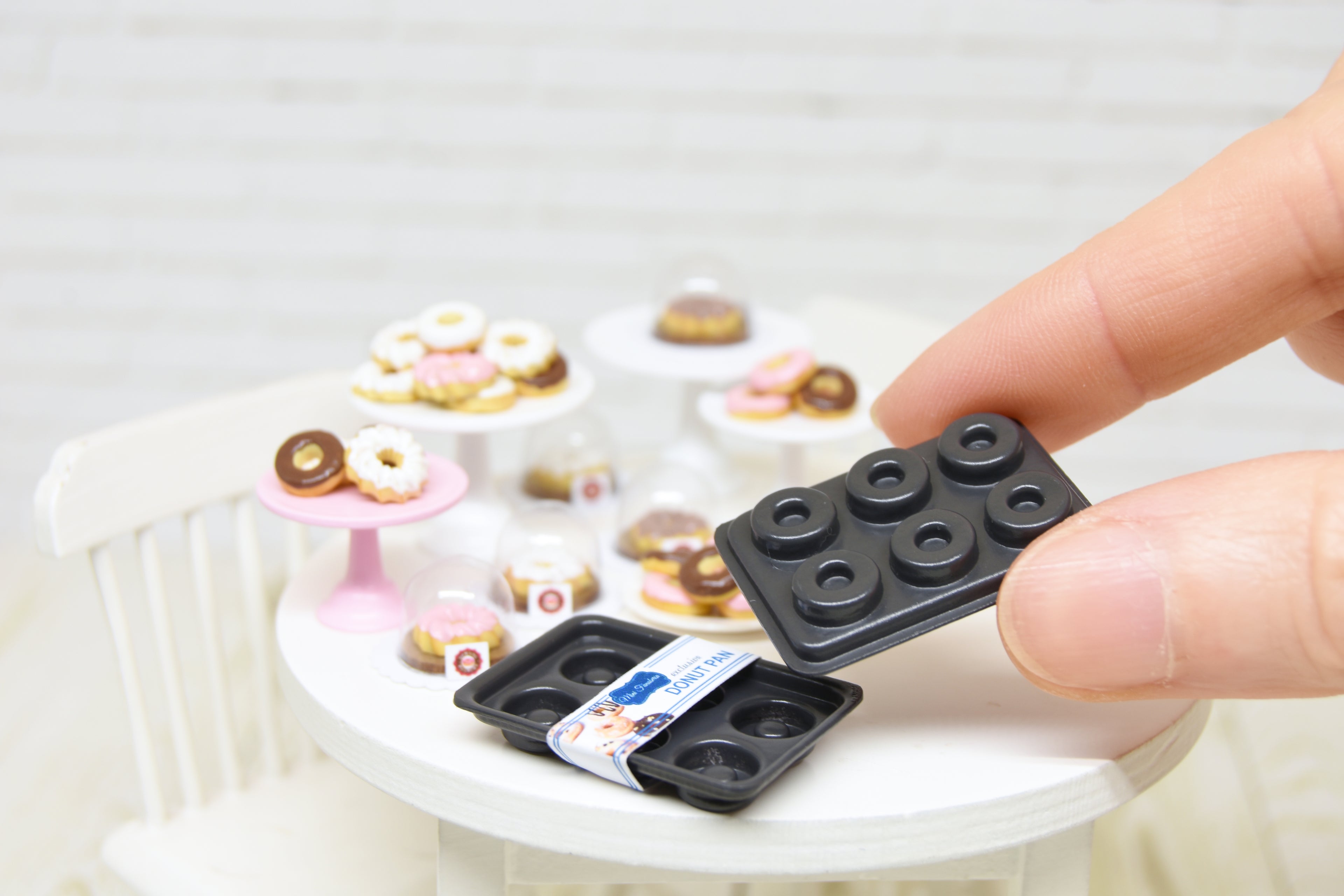 Cookie Pan - donuts (1:12 scale)
