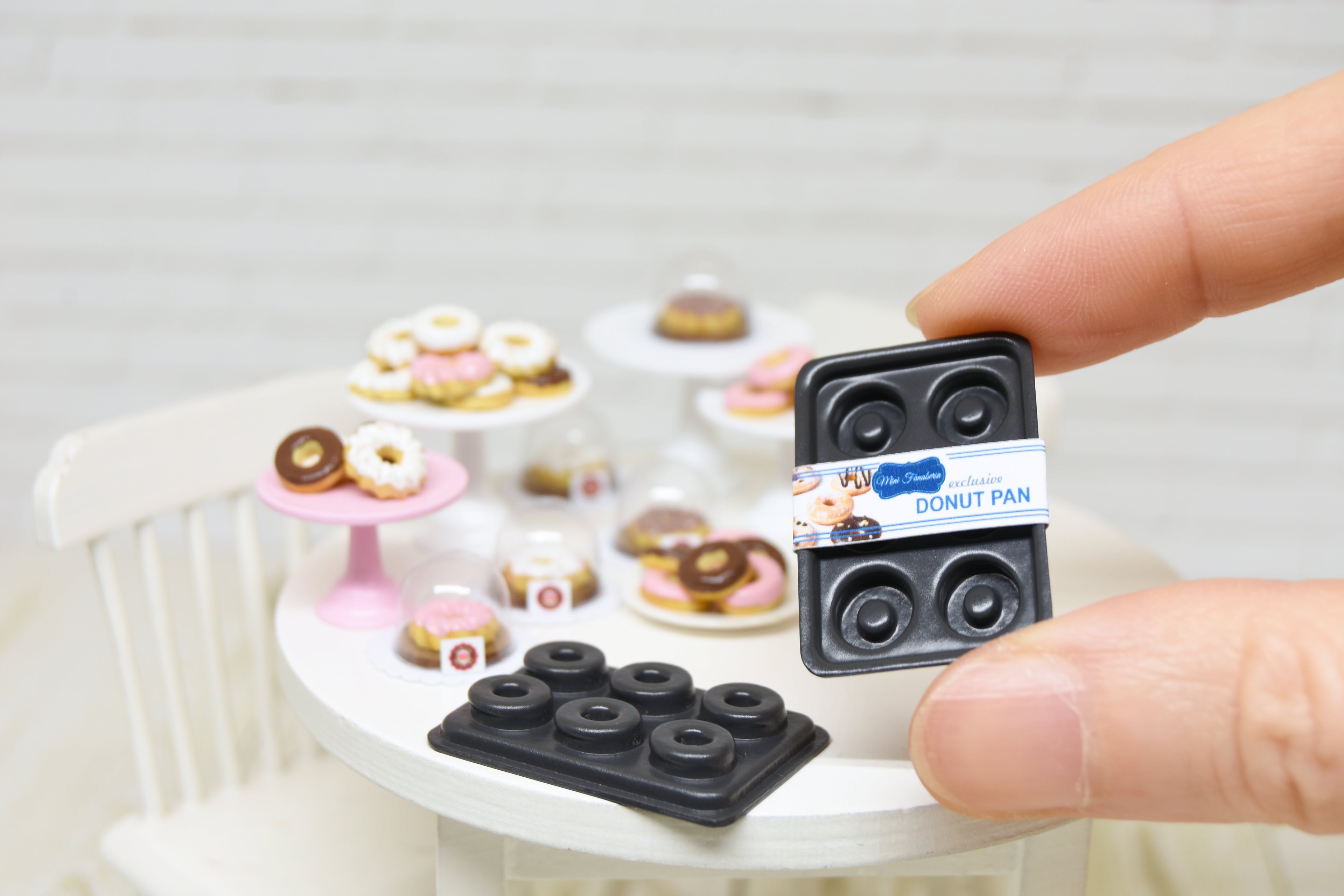 Cookie Pan - donuts (1:12 scale)