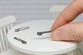 Metal tongs (1:12 scale) stainless steel