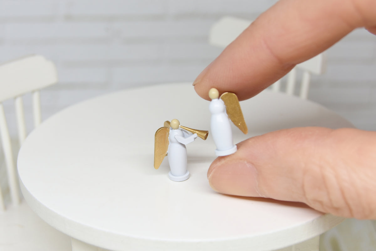 Christmas Angels SET - 2pcs (1:12 scale)
