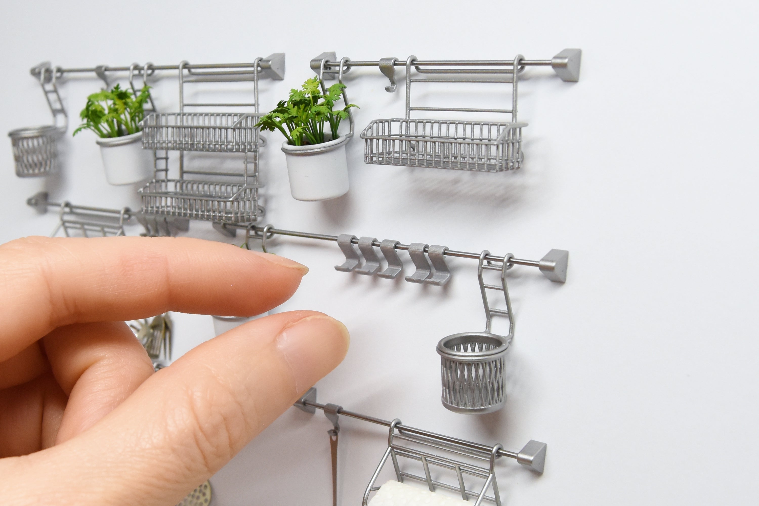 Hooks set - 5pcs (1:12 scale)
