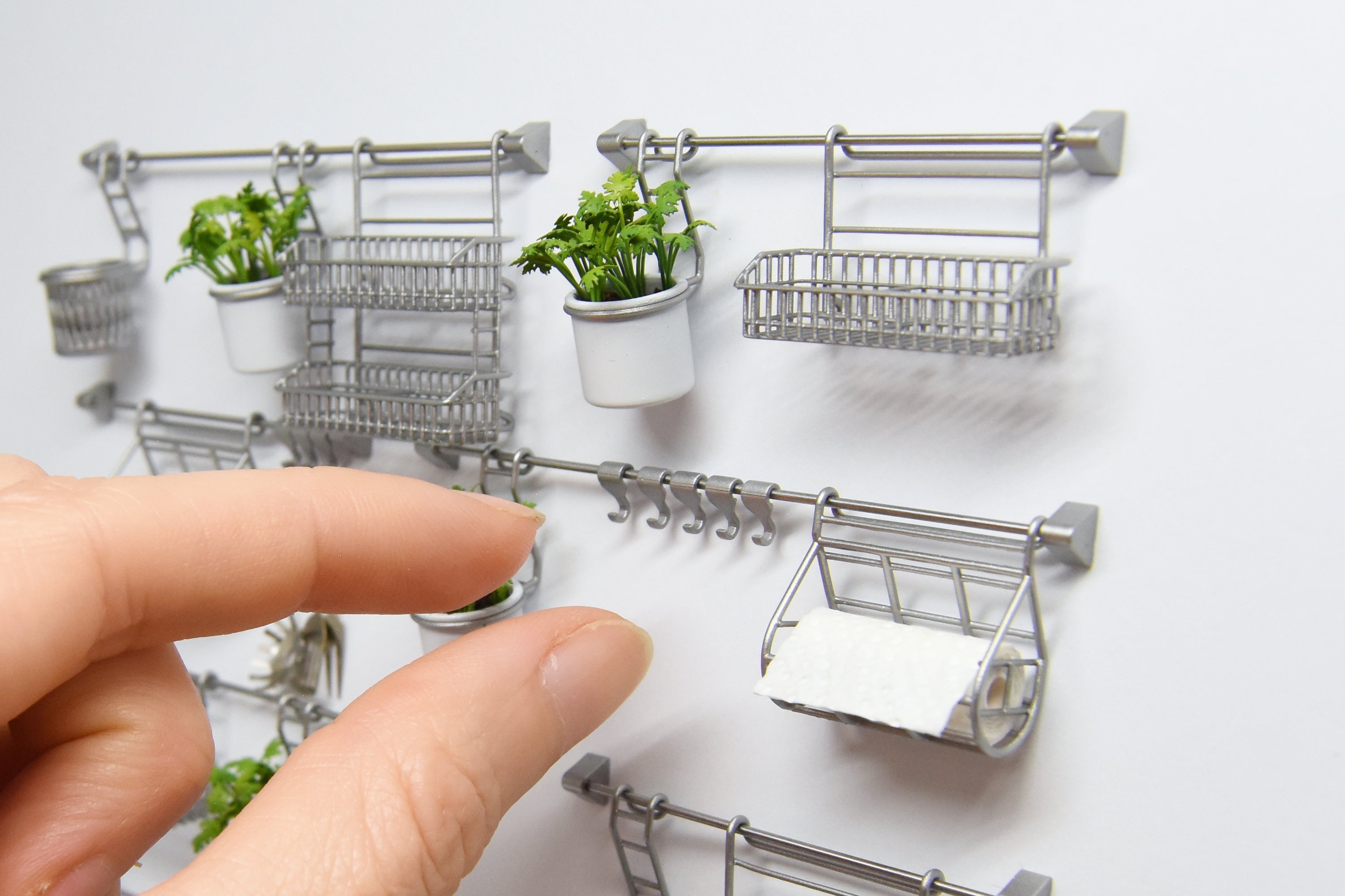 Hooks set - 5pcs (1:12 scale)