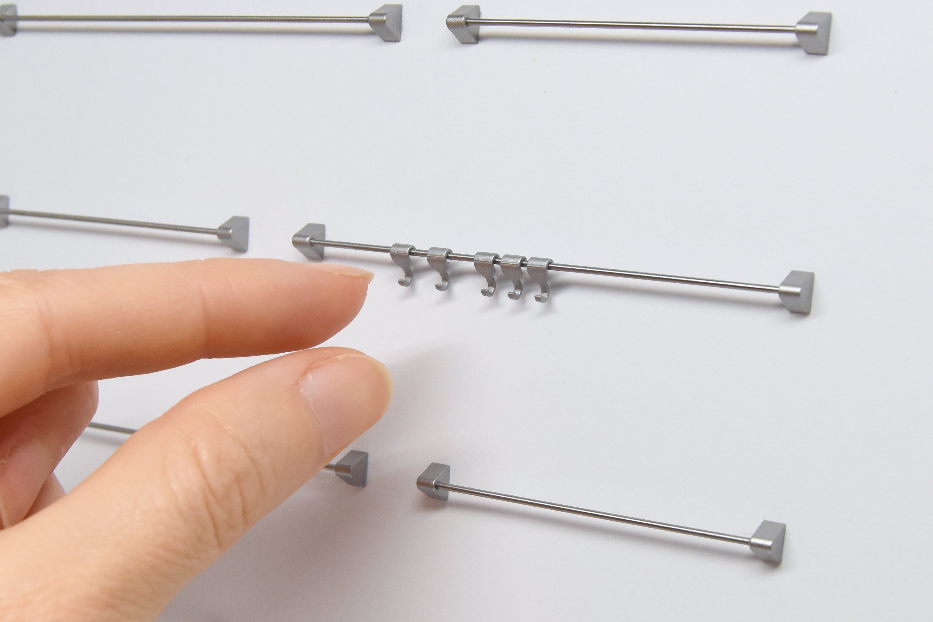 Hooks set - 5pcs (1:12 scale)