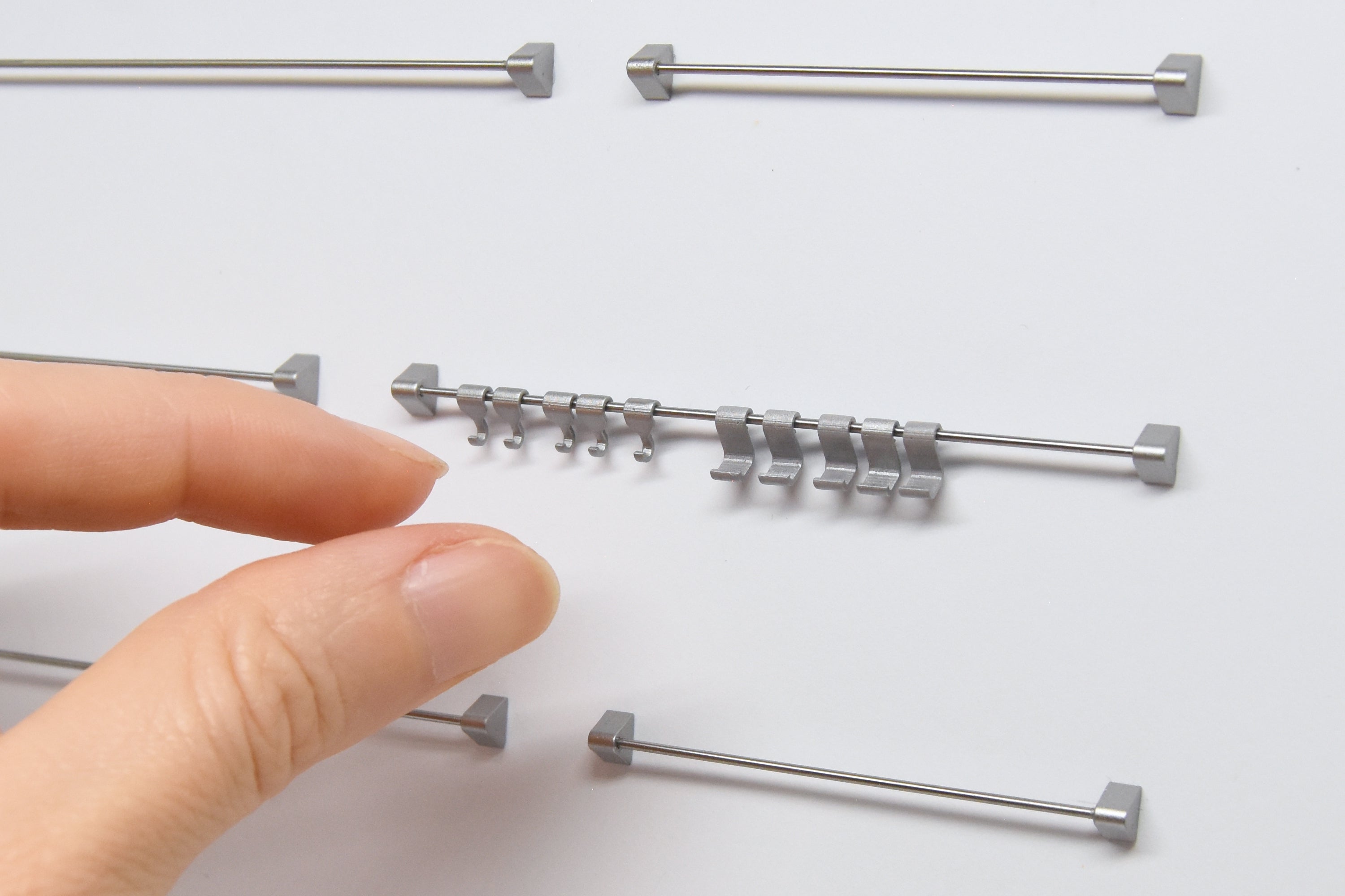 Hooks set - 5pcs (1:12 scale)