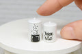 Container Set - 2pcs- with removable lids (1:12 scale) Halloween (Kopia)