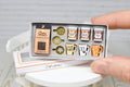 Coffee SET - 10pcs (1:12 scale) Fall set packed as gift