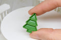 Christmas tree shaped Plate (1:12 scale)